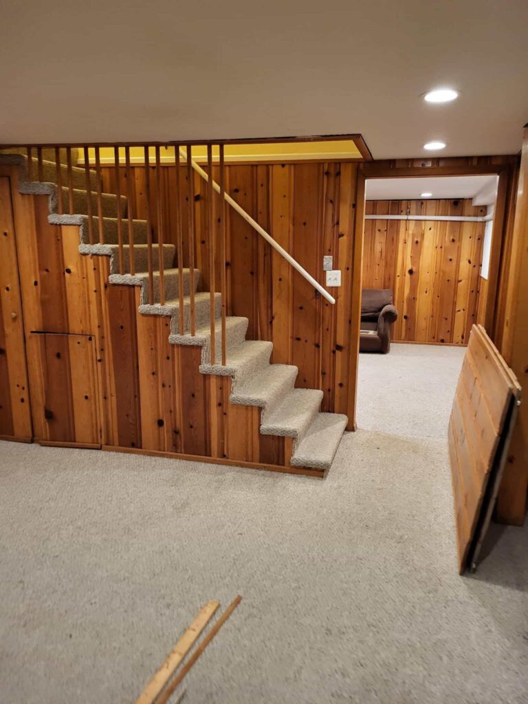 Basement Remodeling Before